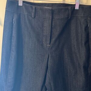 Ellie Tahari Lightweight Dark Rinse Trouser Jean Bootcut Size 6